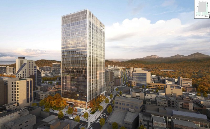 종로구 관수동 59번재 일대 서울극장 부지 재개발 조감도. 서울시 제공