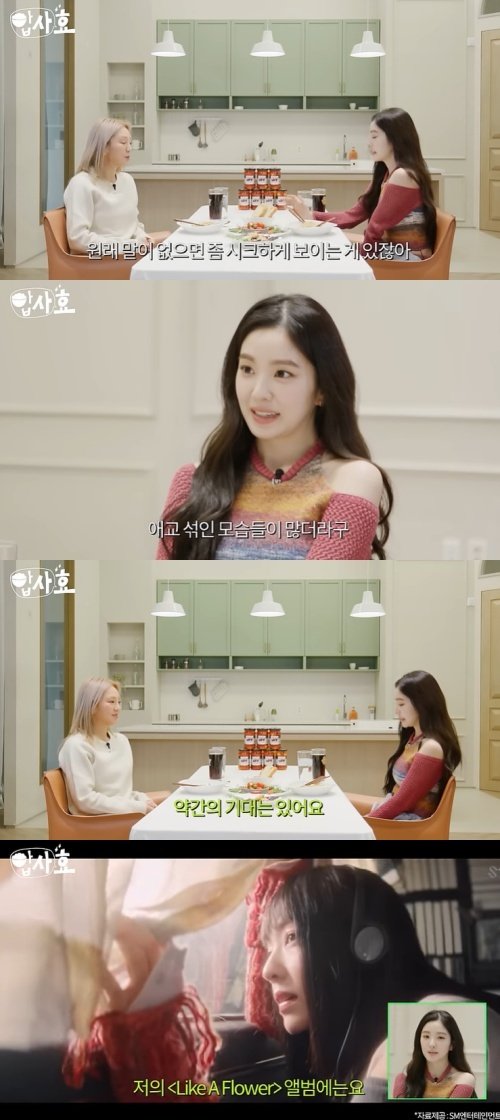 레드벨벳 아이린 "평소 성격? 친한 사람들한테 애교 부려"