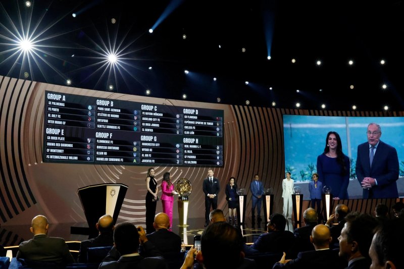 2025 FIFA 클럽 월드컵 조 추첨식 장면. (출처=연합뉴스)