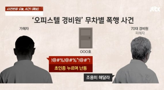 고주망태된 30대 남성, '아버지뻘' 건물 관리인에게 저지른 만행이...