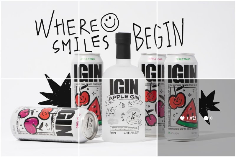 방탄소년탄(BTS) 멤버 진을 글로벌 앰버서더로 발탁한 아이긴(IGIN)의 제품 이미지. 지니스램프 제공