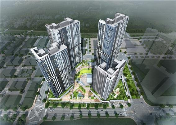 [청주=뉴시스] 청주테크노폴리스 하트리움 더 메트로 예상 조감도. (사진=청주시 제공) photo@newsis.com *재판매 및 DB 금지