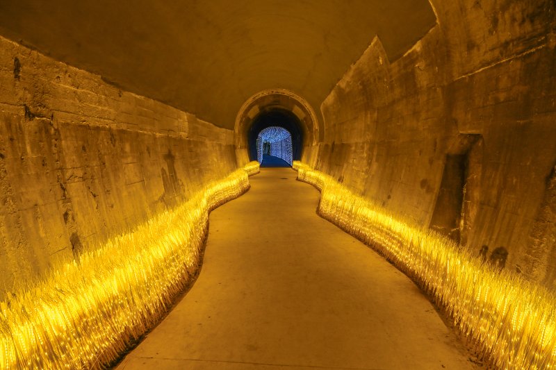 폐철도 부지 터널을 활용해 도심을 연결하는 '치악산 바람길숲' *재판매 및 DB 금지