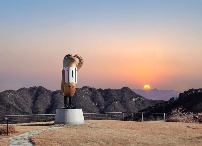 모닥불 버스킹 하며 새해맞이.. 오크밸리, 2025 해맞이 이벤트