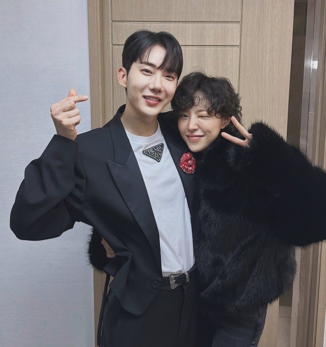 조권·가인, 꼭 껴안은 '아담 부부'…여전한 케미 [N샷]