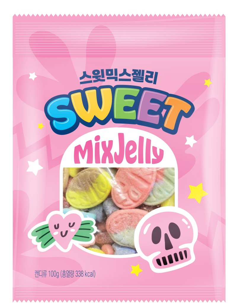 [서울=뉴시스] GS25에서 판매하는 스웨디시젤리 '스윗믹스젤리' (사진=GS리테일 제공) *재판매 및 DB 금지