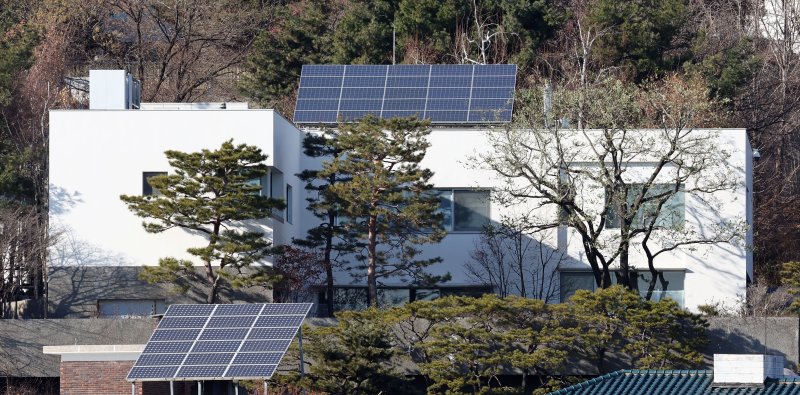 이명희 신세계그룹 총괄회장의 서울 용산구 한남동 자택 모습. 연합뉴스