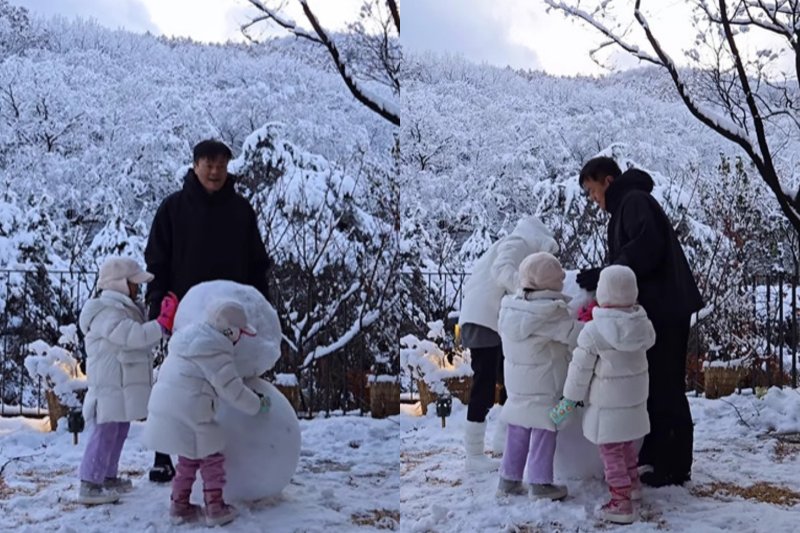 박진영, 아내·두 딸 깜짝 공개…온 가족 단란한 시간 [N샷]