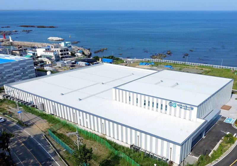GS건설 '땅 위에서 키우는 K-연어'…스마트 연어양식장 준공