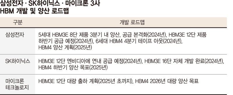 내년 'HBM 춘추전국시대'… 美·中 거센 도전장에 K메모리 먹구름 우려[생존 모색하는 기업들]