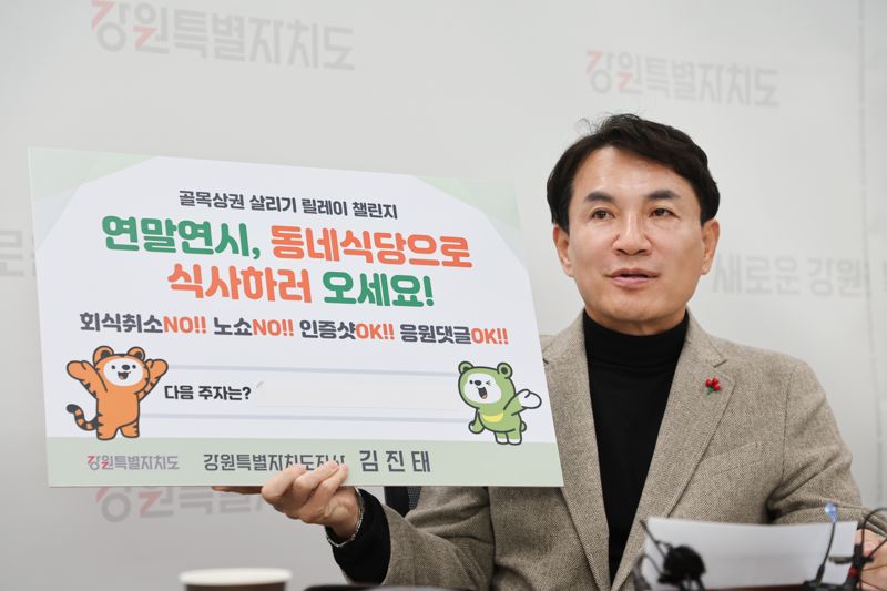 강원도, 내년 1월부터 중소기업 4000억·소상공인 2000억 투입