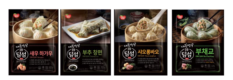 동원F&B, 딤섬으로 만두 시장 적극 공략..해태 풀무원 추격