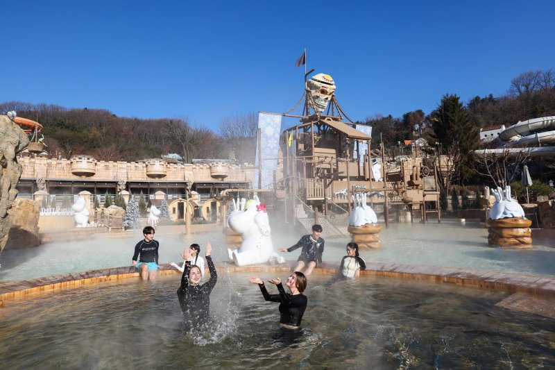 겨울에도 핫한 캐리비안베이...방문객 2만명 돌파