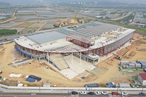 청주오스코 건축 현장 (출처=연합뉴스)