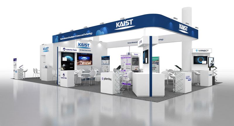 CES 2025 KAIST관 조감도. KAIST 제공