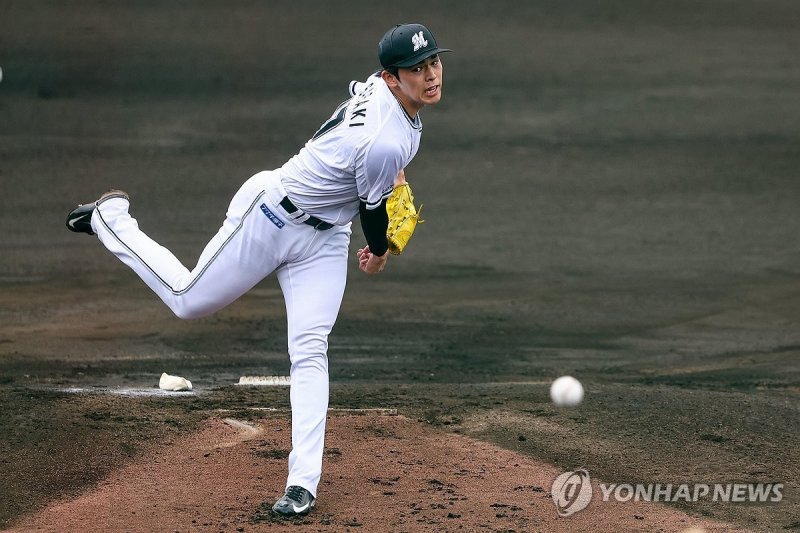 MLB 진출을 선언한 사사키 로키. 연합뉴스