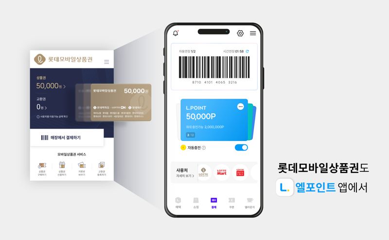 롯데 엘포인트, 모바일상품권과 통합된다...편의성 확대