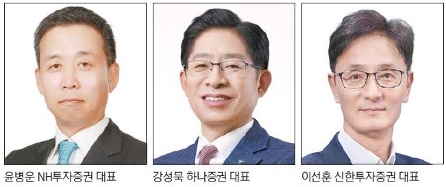 증권사 CEO "자산관리부문 확대&middot;미래 먹거리 발굴&middot;내부통제 강화"