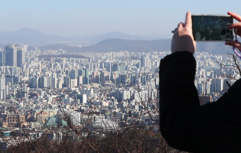 서울시내 아파트 단지 모습. 뉴시스 자료사진.