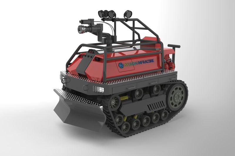 엠젠솔루션 화재탐지진압 로봇. 엠젠솔루션 제공