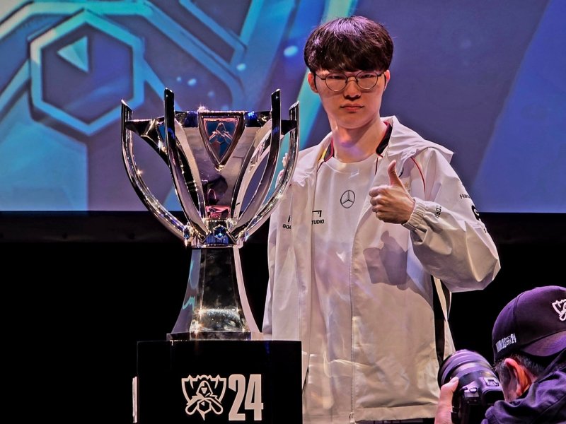 T1의 롤 프로 선수 '페이커'(이상혁). /사진=뉴시스