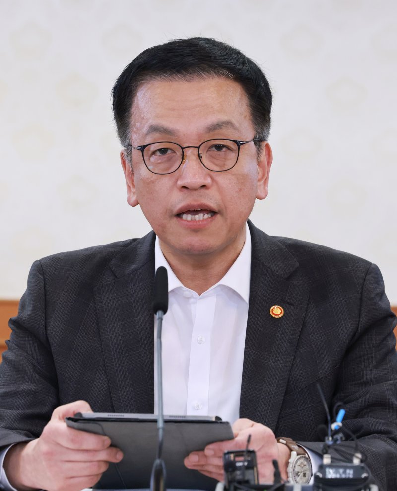 최상목 대통령 권한대행 부총리 겸 기획재정부 장관이 10일 정부서울청사에서 열린 '주요 현안 해법회의(사회1 분야)'에서 발언하고 있다. 연합뉴스