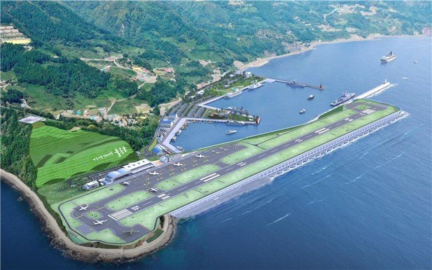 울릉공항 조감도 (사진=울릉군 제공)