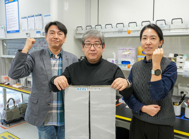 금속 섬유 천으로 겨울 전기차 주행거리 늘렸다