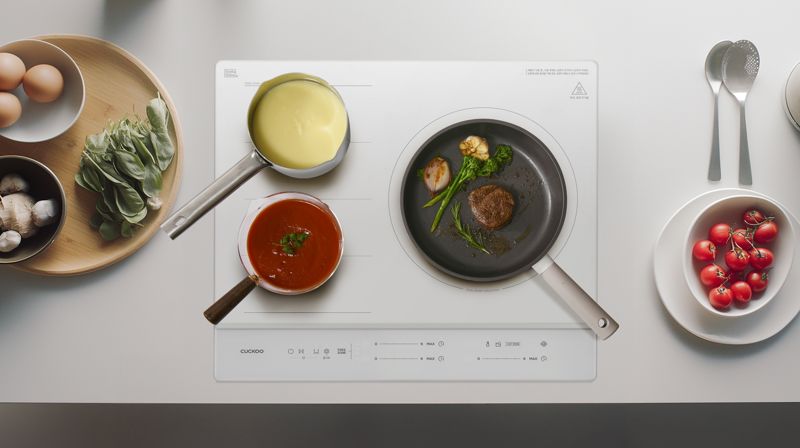 쿠쿠 셰프스틱 프리존 인덕션레인지. 쿠쿠 제공