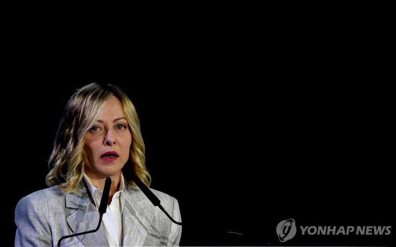 멜로니 이탈리아 총리 (출처=연합뉴스)
