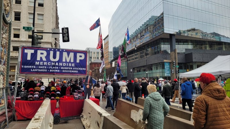 취임식 하루 전날 열린 트럼프 승리 축하 집회 (출처=연합뉴스)