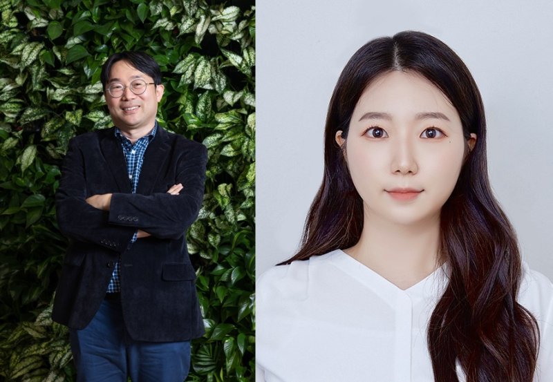 (왼쪽)포스텍 황동수 교수와 환경연구소 최지민 교수.(사진=포스텍 제공)