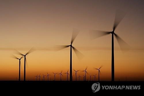 미국 캔자스주의 풍력 발전 단지 (출처=연합뉴스)