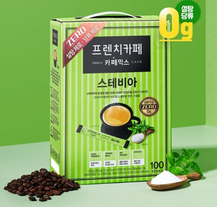 설탕 뺀 ‘프렌치카페 스테비아’, 판매량 1억잔 돌파
