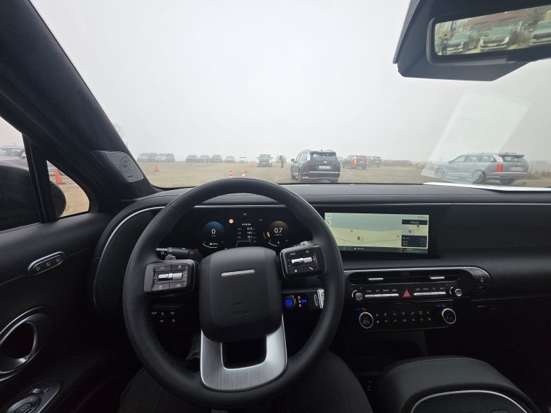 현대자동차 대형 스포츠유틸리티차(SUV) '디 올 뉴 팰리세이드' 2.5 가솔린 터보 7인승 모델 1열 내부 모습. 2025.01.22/뉴스1 ⓒ News1 김성식 기자