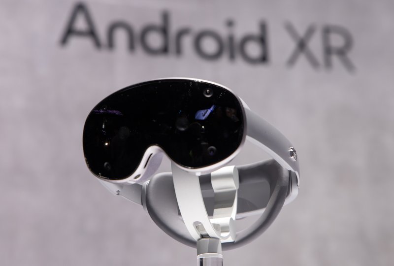 22일(현지시간) 미국 새너제이 SAP센터에서 열린 삼성전자 상반기 '갤럭시 언팩 2025'에 XR 기기 '프로젝트 무한'이 전시돼 있다. (삼성전자 제공) 2025.1.23/뉴스1