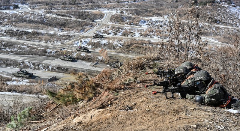 육&middot;공군, 승진과학화훈련장서 올해 첫 '공지합동 통합화력운용' 훈련