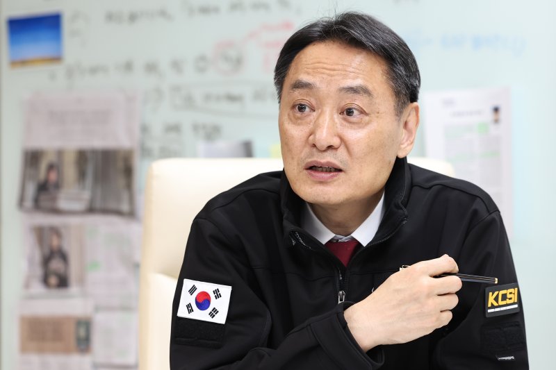 박우현 경찰청 과학수사심의관이 23일 오후 서울 서대문구 경찰청 국가수사본부에서 뉴스1과 인터뷰를 하고 있다. 2025.1.23/뉴스1 ⓒ News1 민경석 기자