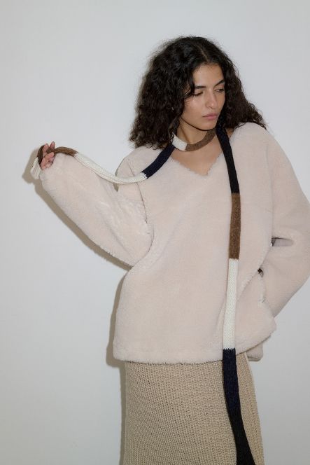 오버듀플레어 '컬러 믹스 머플러'. 무신사 제공