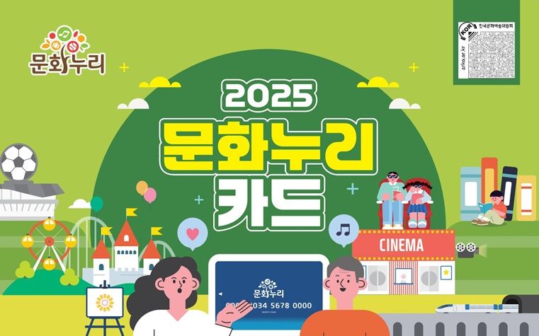 문화누리카드 1만원 인상... 총 264만명에게 14만원 지원