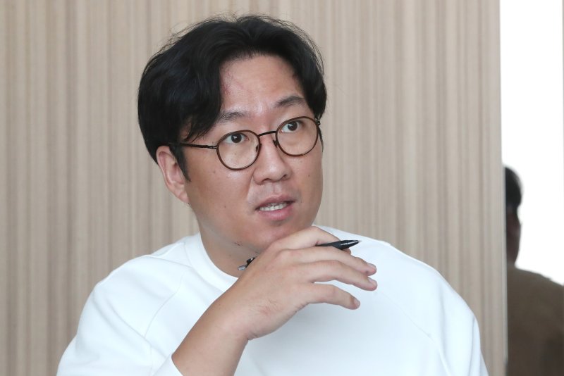 오세진 코빗 대표가 21일 오후 서울 영등포구 여의도 오지스 사무실에서 뉴스1과 인터뷰를 하고 있다. 2024.11.21/뉴스1 ⓒ News1 임세영 기자