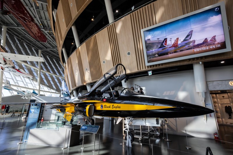 박물관에 전시된 블랙이글스(서울관광재단 제공)