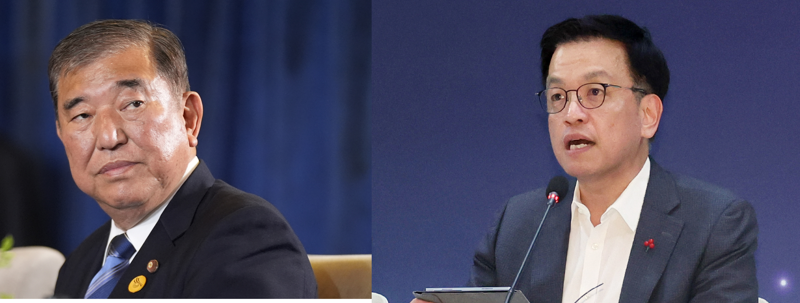 이시바 시게루 일본 총리, 최상목 대통령 권한대행 부총리 겸 기획재정부 장관. /사진=뉴시스