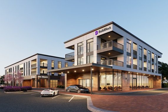 제공=빌드블록, 미국 텍사스주 오스틴 신사옥 조감도