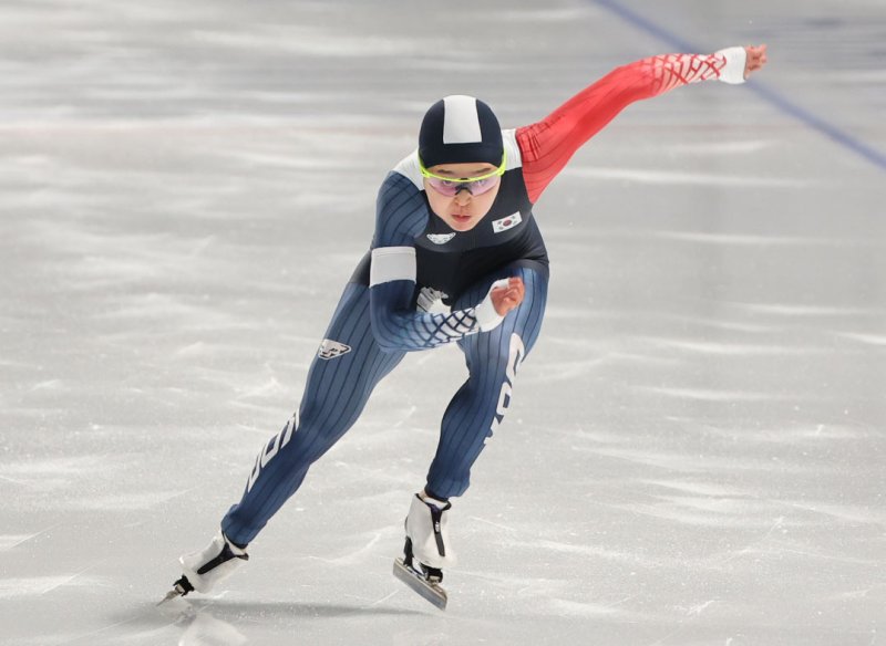 김민선은 비록 100m에서는 금메달을 놓쳤지만, 500m에서는 최강자로 불린다. 연합뉴스