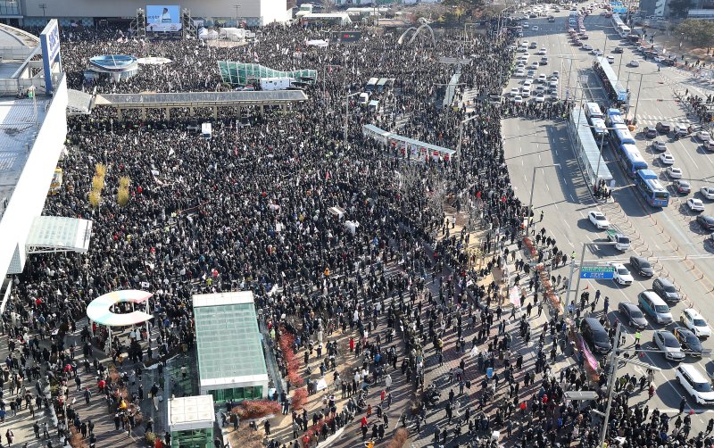 전한길 "내란세력은 민주당, 조선건국 뒤 타락한 훈구파처럼 부패"