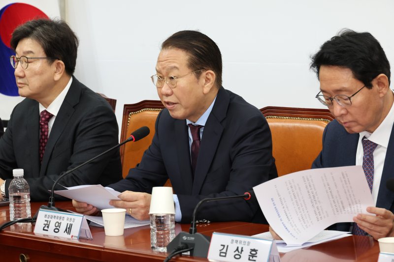 권영세 "이재명 실용주의, 집권 위한 부도수표…국민들 속지 않을 것"