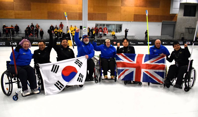 한국, 캐나다 세계상이군인체육대회서 휠체어컬링 5전 전승 쾌거