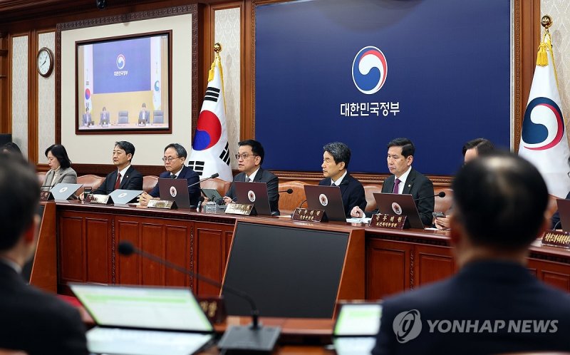 최상목 권한대행 국무회의 주재 (출처=연합뉴스)