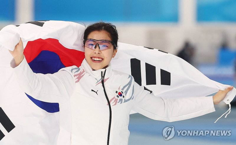이나현, 하얼빈 AG 빙속 1,000m 동메달 (출처=연합뉴스)